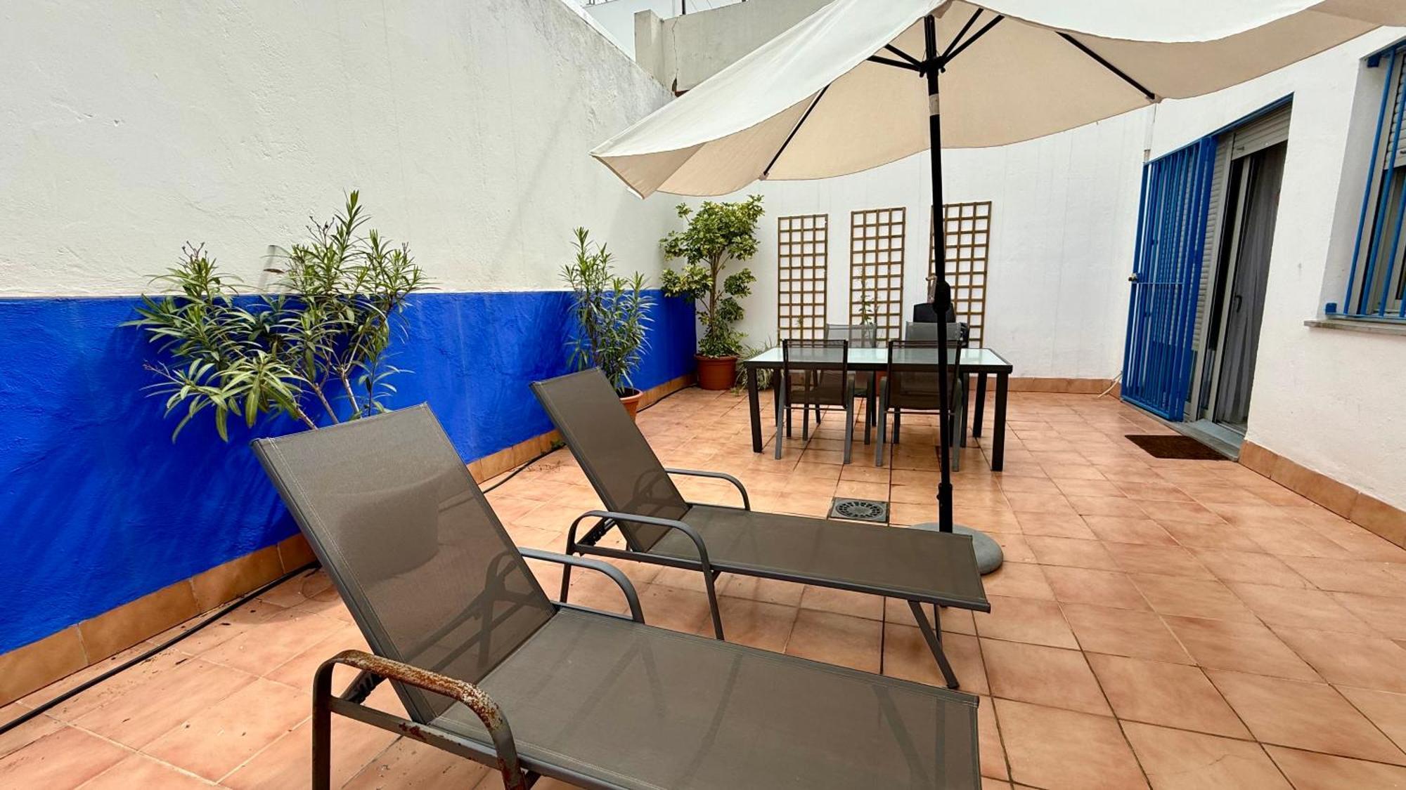 Apto T Patio Sevillano - Garaje Privado Exterior foto